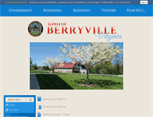 Tablet Screenshot of berryvilleva.gov